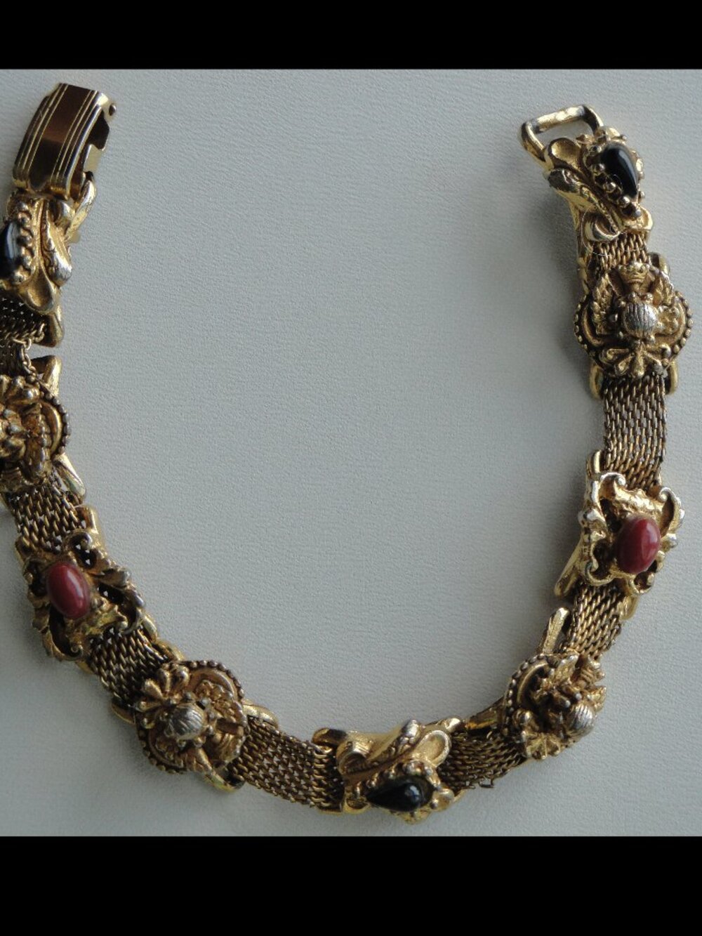 Vintage Goldette Signed Slide Bracelet